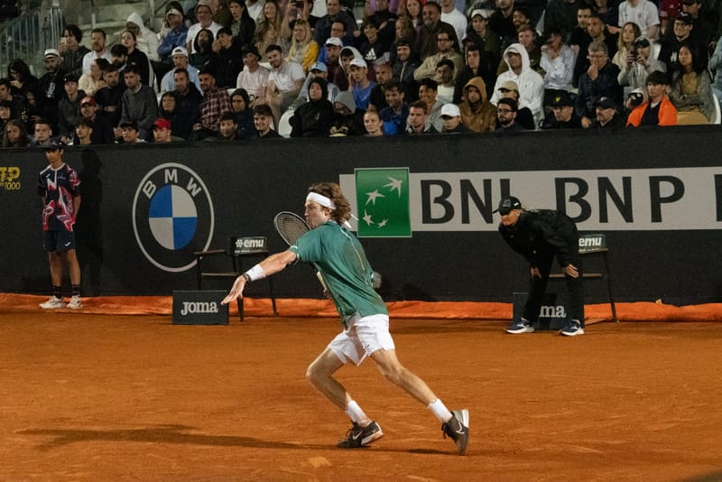 Andrey Rublev in Rome 2024