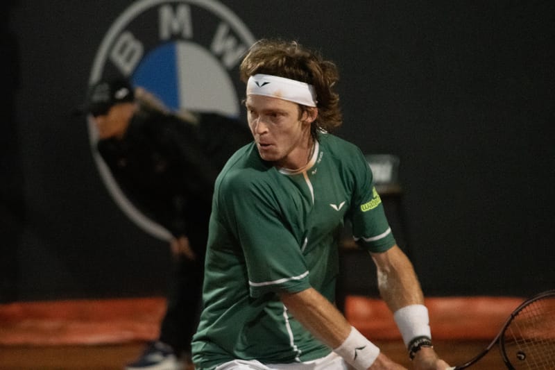 Andrey Rublev in Rome 2024