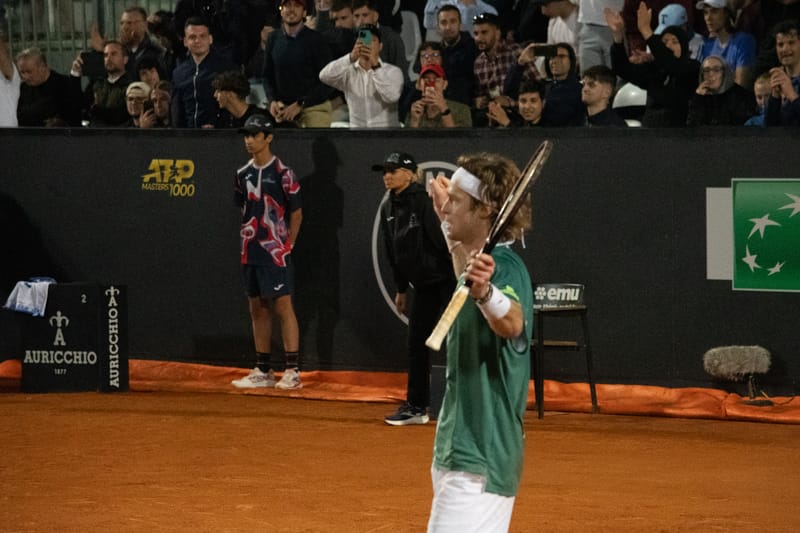 Andrey Rublev in Rome 2024