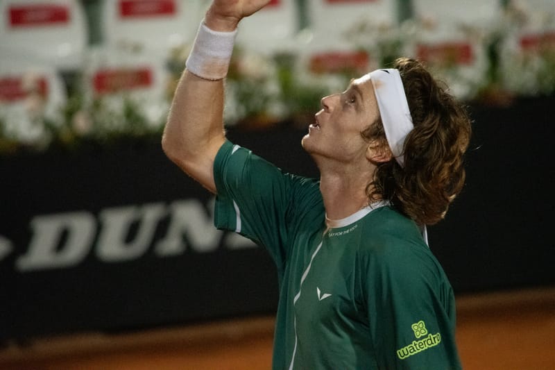 Andrey Rublev in Rome 2024