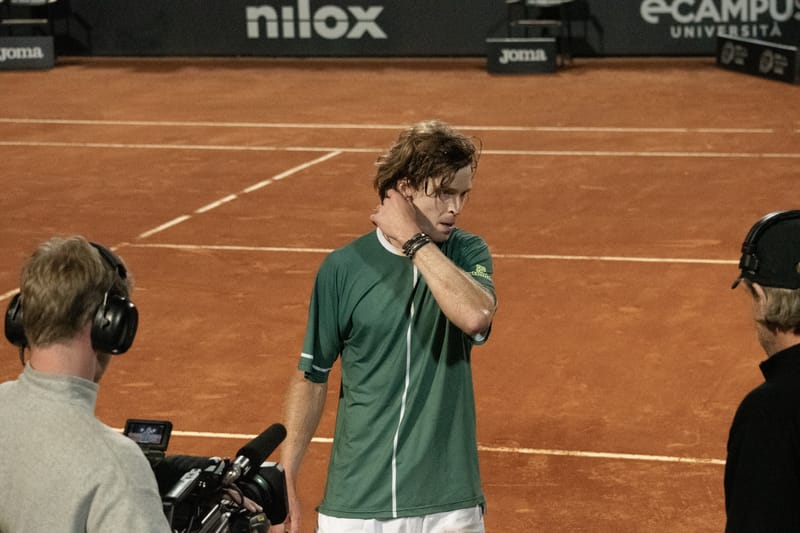 Andrey Rublev in Rome 2024
