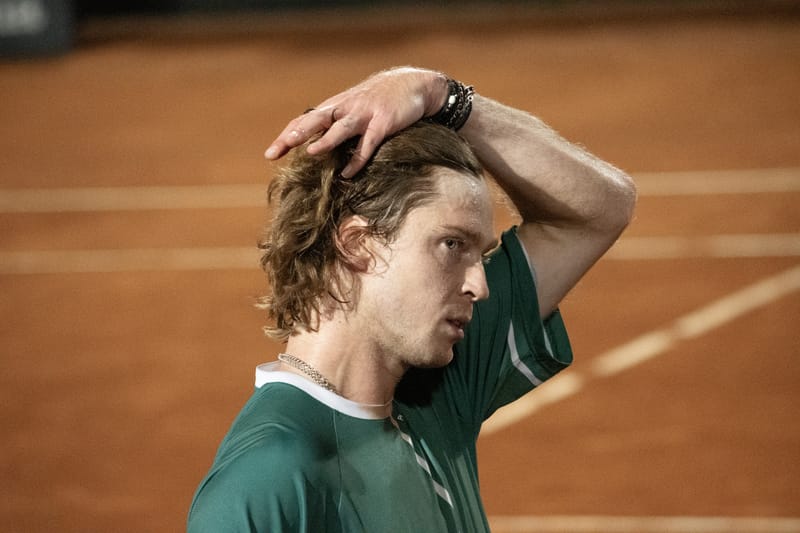 Andrey Rublev in Rome 2024