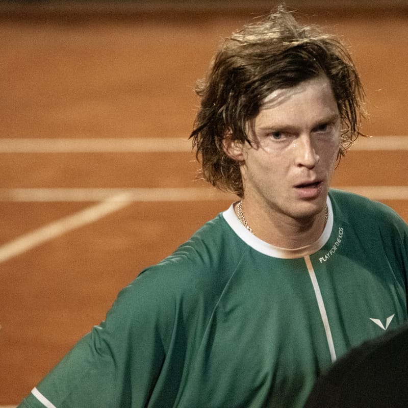 Andrey Rublev in Rome 2024