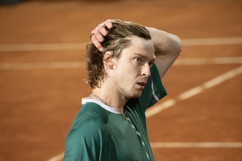 Andrey Rublev in Rome 2024