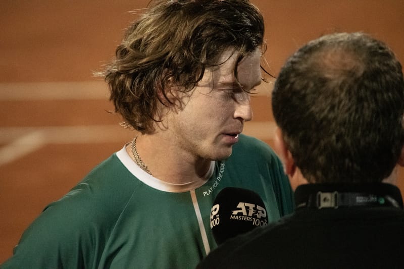 Andrey Rublev in Rome 2024