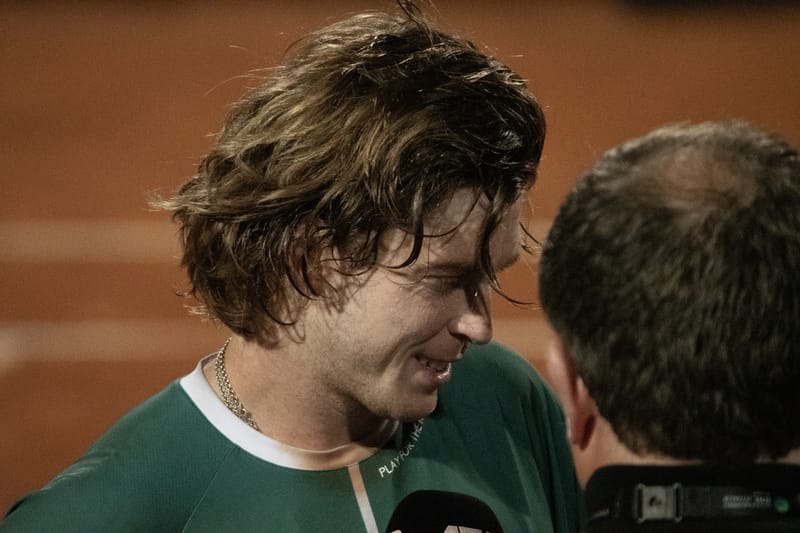 Andrey Rublev in Rome 2024