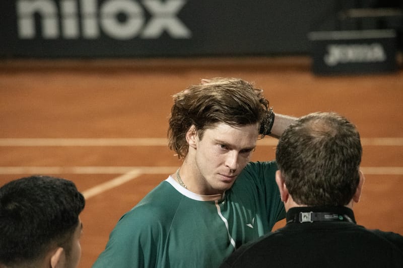 Andrey Rublev in Rome 2024