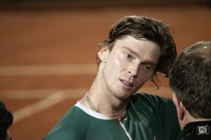 Andrey Rublev in Rome 2024