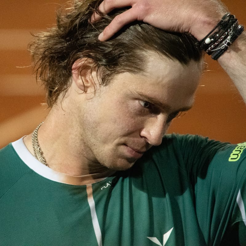 Andrey Rublev in Rome 2024