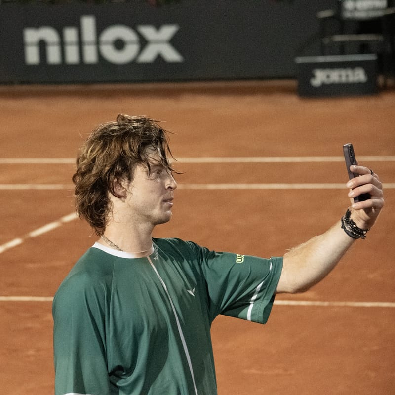 Andrey Rublev in Rome 2024