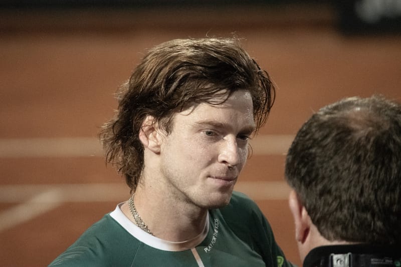 Andrey Rublev in Rome 2024