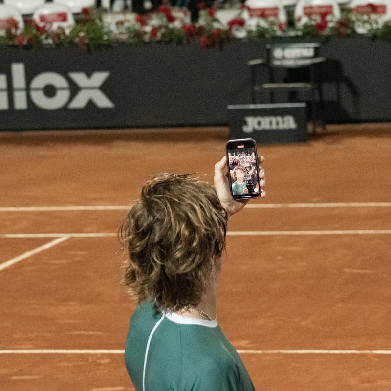 Andrey Rublev in Rome 2024