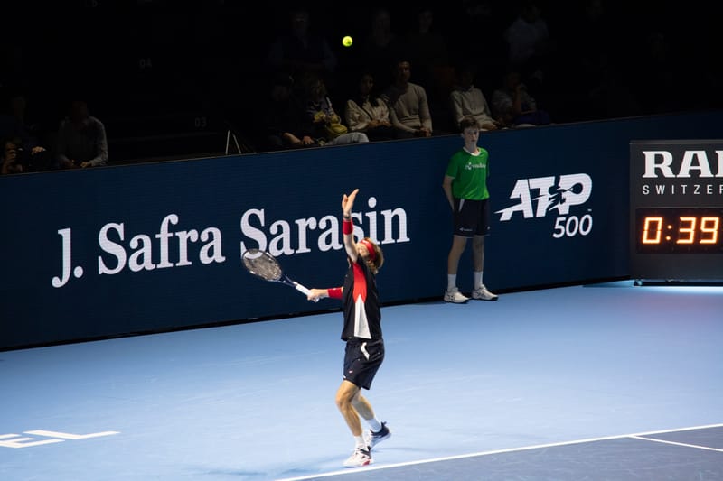 Andrey Rublev in Basel 2024
