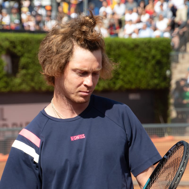 Andrey Rublev - Practice sessions and match at Internazionali di Tennis Roma (Foro Italico)