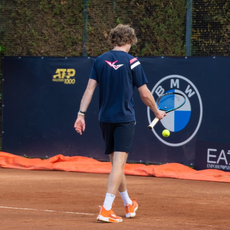 Andrey Rublev - Practice sessions and match at Internazionali di Tennis Roma (Foro Italico)