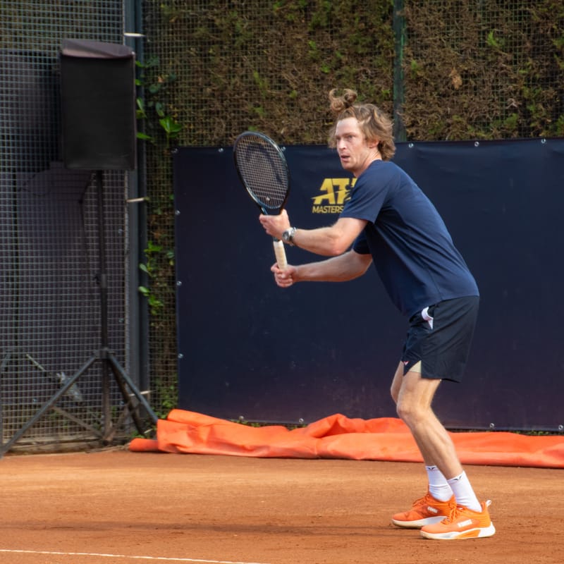 Andrey Rublev - Practice sessions and match at Internazionali di Tennis Roma (Foro Italico)