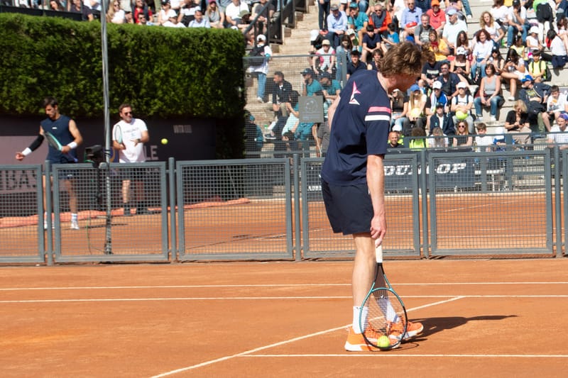 Andrey Rublev - Practice sessions and match at Internazionali di Tennis Roma (Foro Italico)