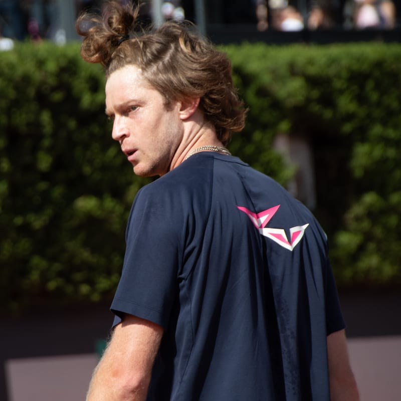 Andrey Rublev - Practice sessions and match at Internazionali di Tennis Roma (Foro Italico)