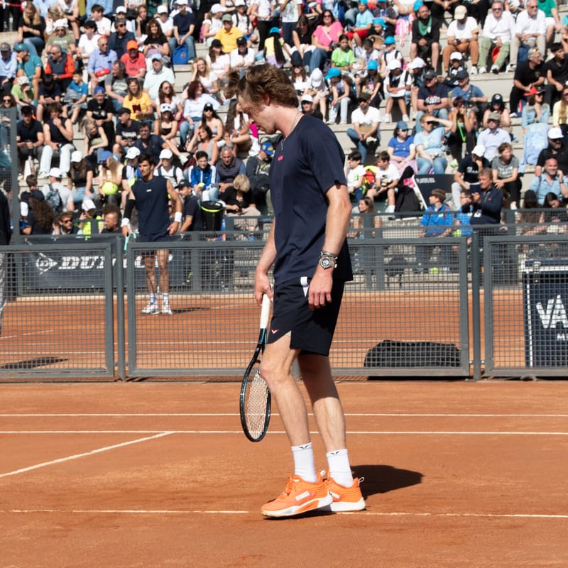 Andrey Rublev - Practice sessions and match at Internazionali di Tennis Roma (Foro Italico)