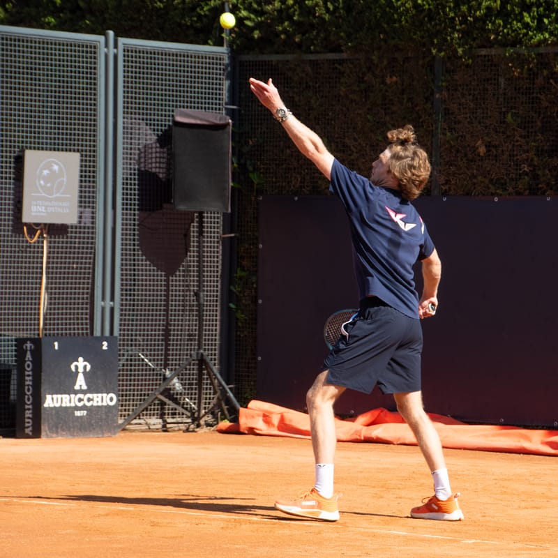 Andrey Rublev - Practice sessions and match at Internazionali di Tennis Roma (Foro Italico)