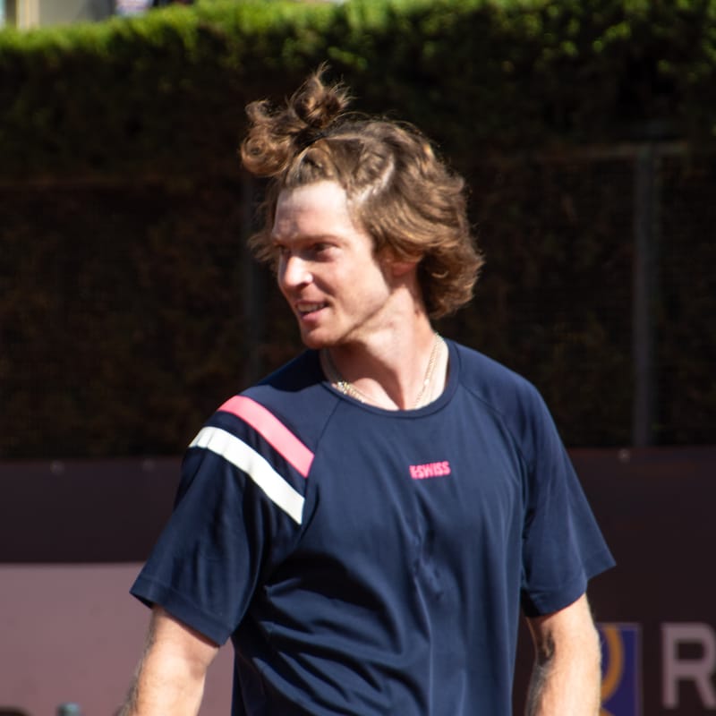 Andrey Rublev - Practice sessions and match at Internazionali di Tennis Roma (Foro Italico)