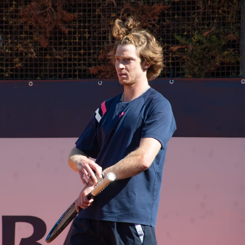 Andrey Rublev - Practice sessions and match at Internazionali di Tennis Roma (Foro Italico)