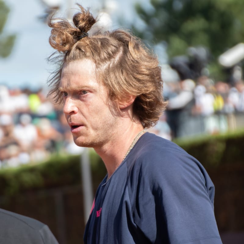 Andrey Rublev - Practice sessions and match at Internazionali di Tennis Roma (Foro Italico)