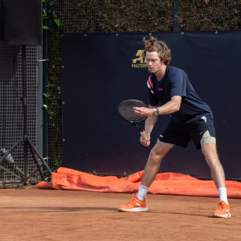 Andrey Rublev - Practice sessions and match at Internazionali di Tennis Roma (Foro Italico)