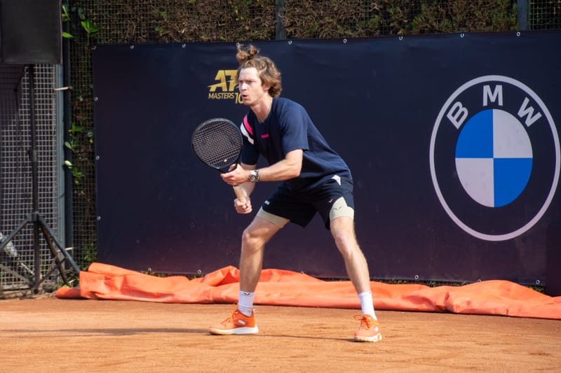 Andrey Rublev - Practice sessions and match at Internazionali di Tennis Roma (Foro Italico)
