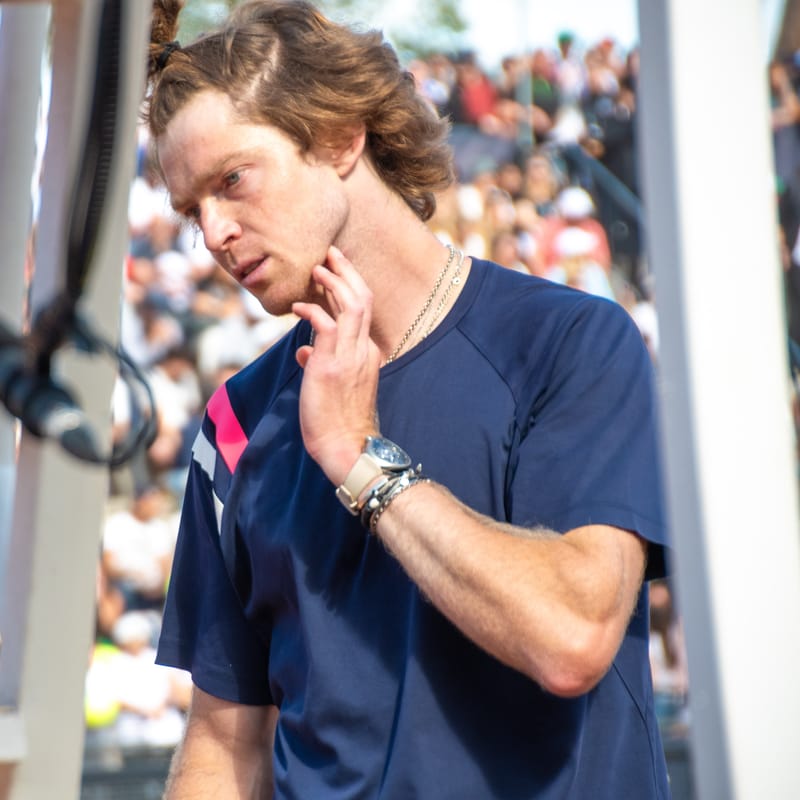 Andrey Rublev - Practice sessions and match at Internazionali di Tennis Roma (Foro Italico)
