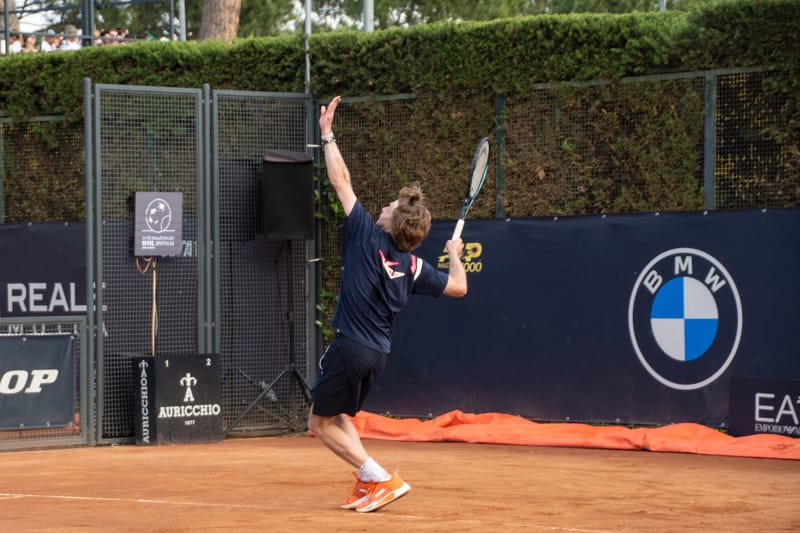 Andrey Rublev - Practice sessions and match at Internazionali di Tennis Roma (Foro Italico)