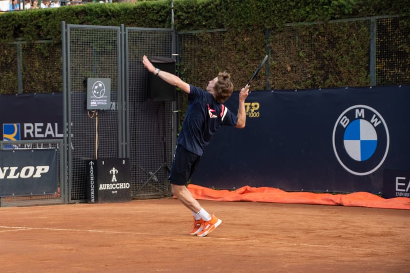 Andrey Rublev - Practice sessions and match at Internazionali di Tennis Roma (Foro Italico)