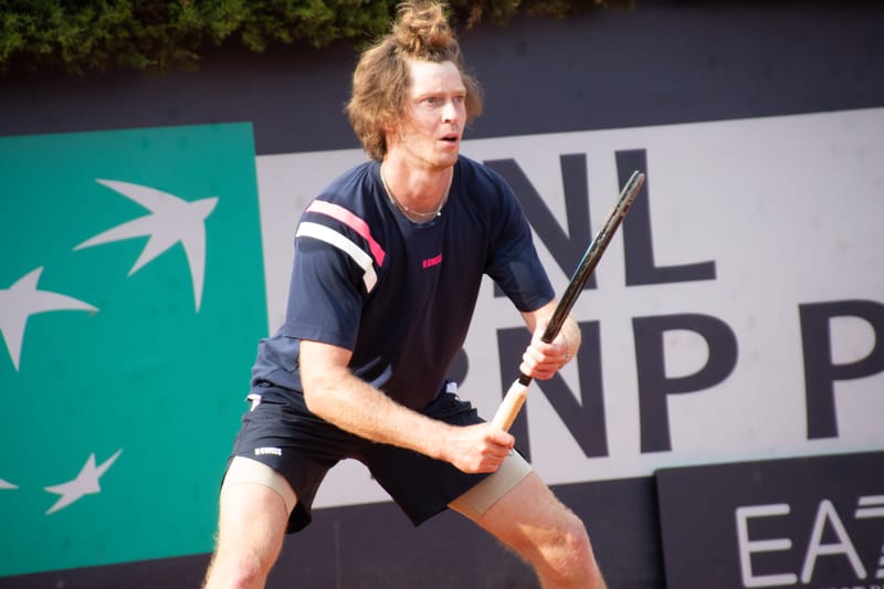 Andrey Rublev - Practice sessions and match at Internazionali di Tennis Roma (Foro Italico)