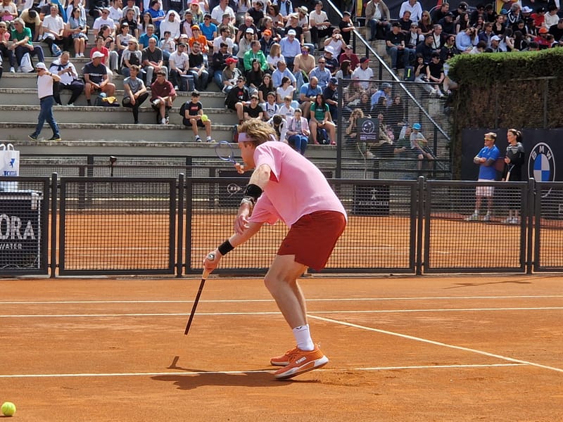 Andrey Rublev - Practice sessions and match at Internazionali di Tennis Roma (Foro Italico)