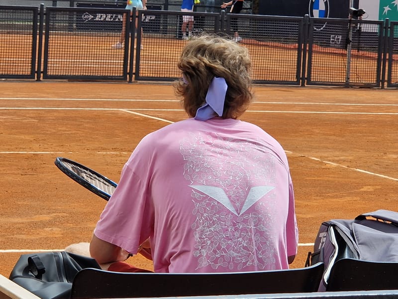 Andrey Rublev - Practice sessions and match at Internazionali di Tennis Roma (Foro Italico)