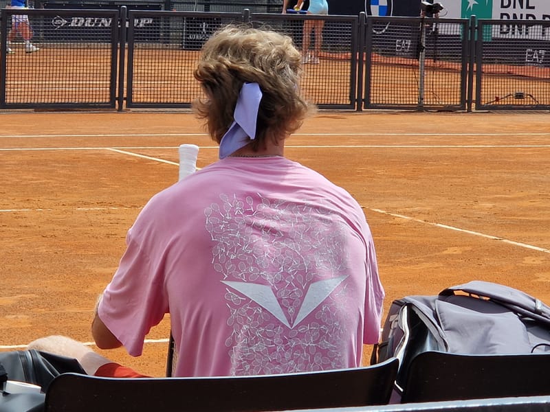 Andrey Rublev - Practice sessions and match at Internazionali di Tennis Roma (Foro Italico)
