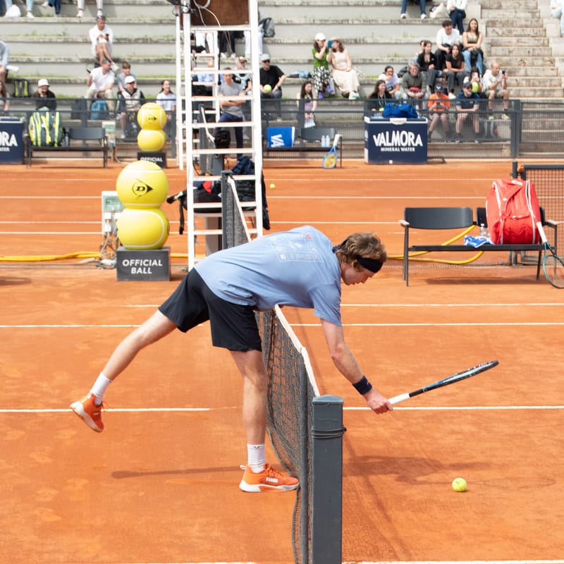 Andrey Rublev - Practice sessions and match at Internazionali di Tennis Roma (Foro Italico)