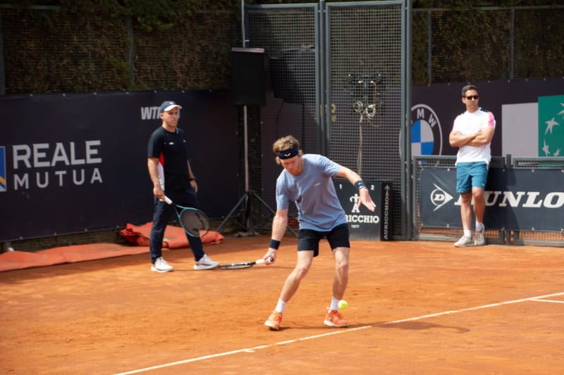 Andrey Rublev - Practice sessions and match at Internazionali di Tennis Roma (Foro Italico)