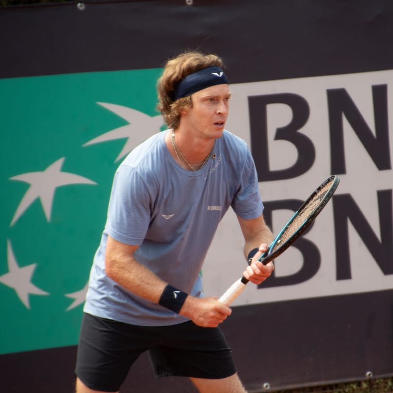 Andrey Rublev - Practice sessions and match at Internazionali di Tennis Roma (Foro Italico)