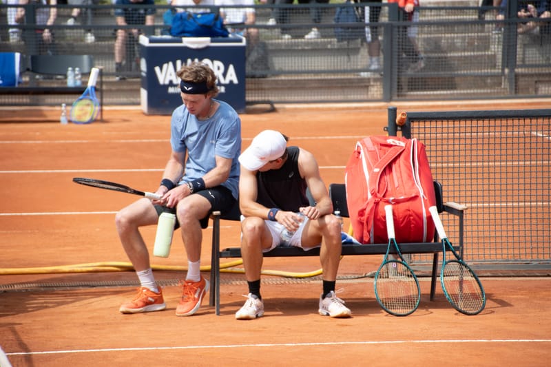 Andrey Rublev - Practice sessions and match at Internazionali di Tennis Roma (Foro Italico)