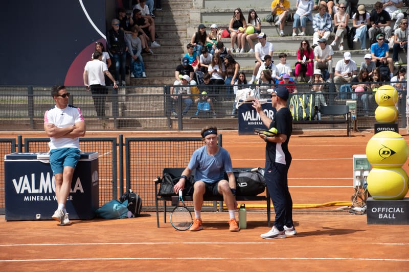 Andrey Rublev - Practice sessions and match at Internazionali di Tennis Roma (Foro Italico)