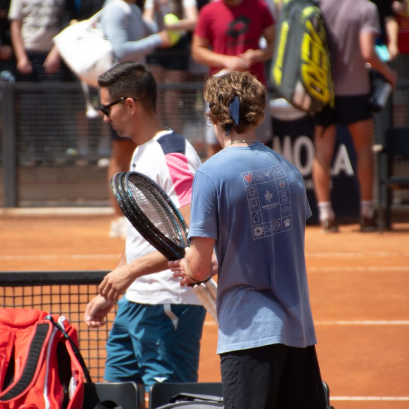 Andrey Rublev - Practice sessions and match at Internazionali di Tennis Roma (Foro Italico)