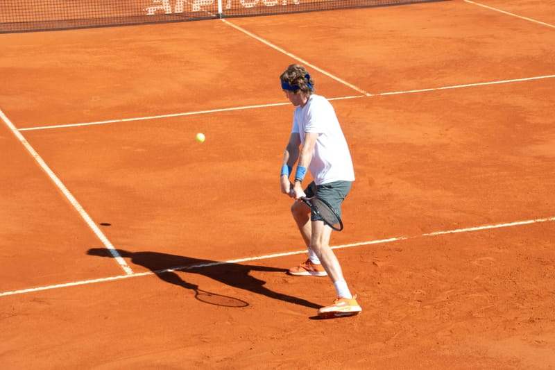 Andrey Rublev - Practice sessions and match at Internazionali di Tennis Roma (Foro Italico)