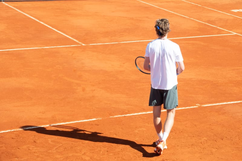 Andrey Rublev - Practice sessions and match at Internazionali di Tennis Roma (Foro Italico)