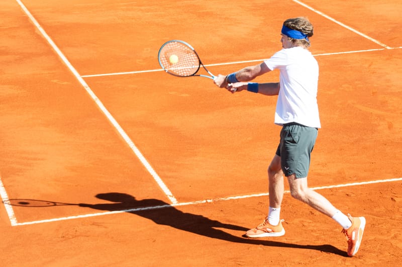 Andrey Rublev - Practice sessions and match at Internazionali di Tennis Roma (Foro Italico)