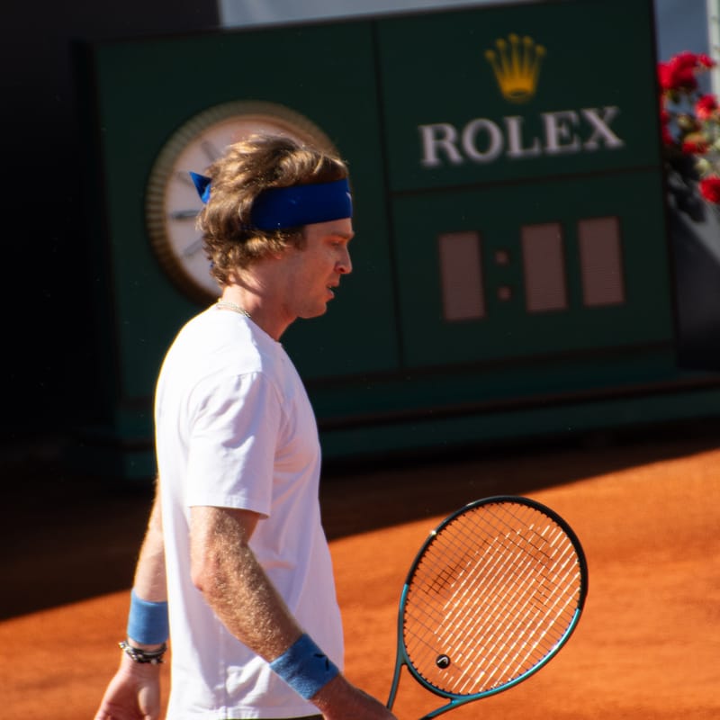 Andrey Rublev - Practice sessions and match at Internazionali di Tennis Roma (Foro Italico)