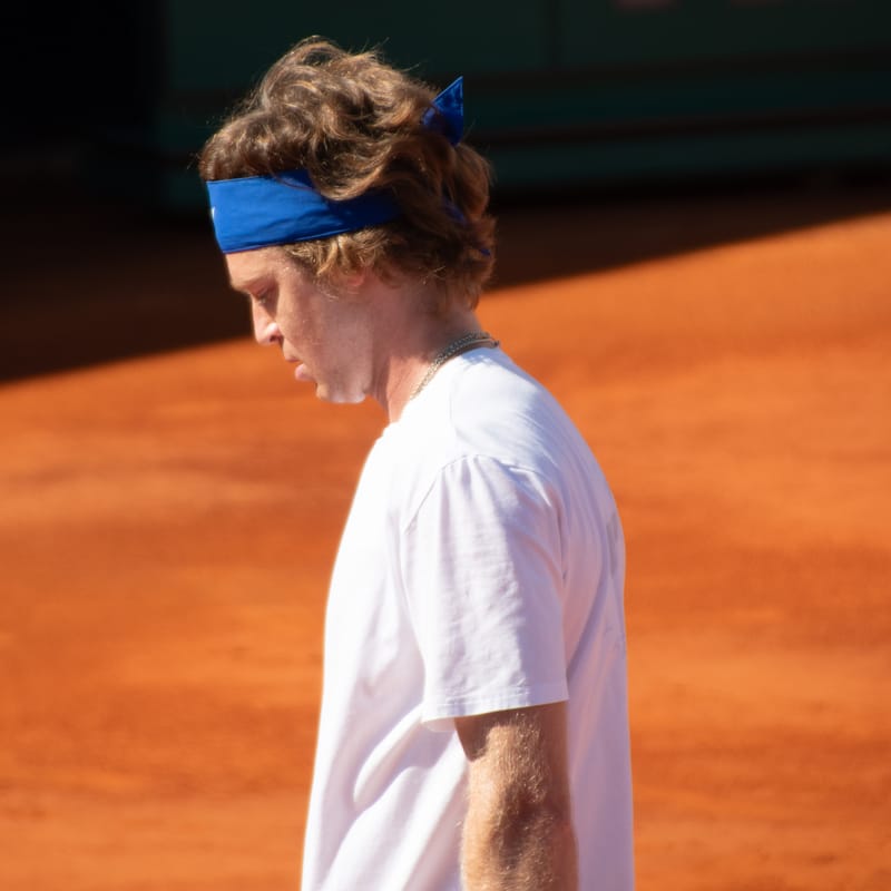 Andrey Rublev - Practice sessions and match at Internazionali di Tennis Roma (Foro Italico)