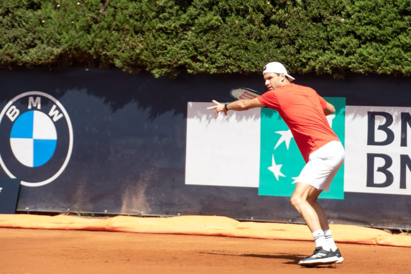 Grigor Dimitrov agli Internazionali di tennis di Roma 2025