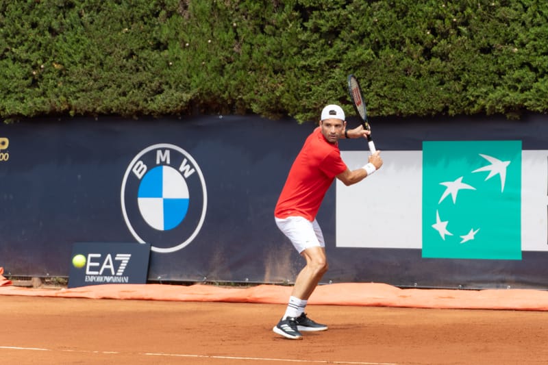 Grigor Dimitrov agli Internazionali di tennis di Roma 2025