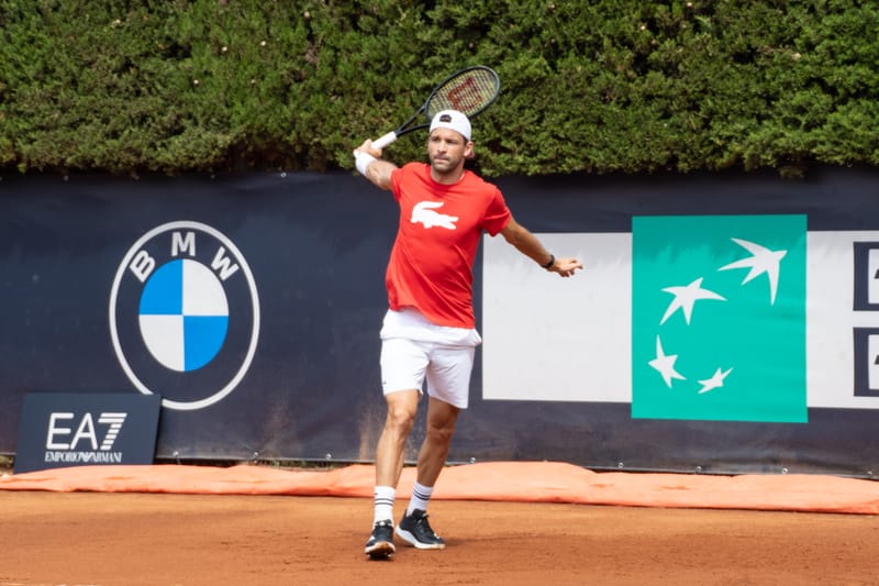 Grigor Dimitrov agli Internazionali di tennis di Roma 2025